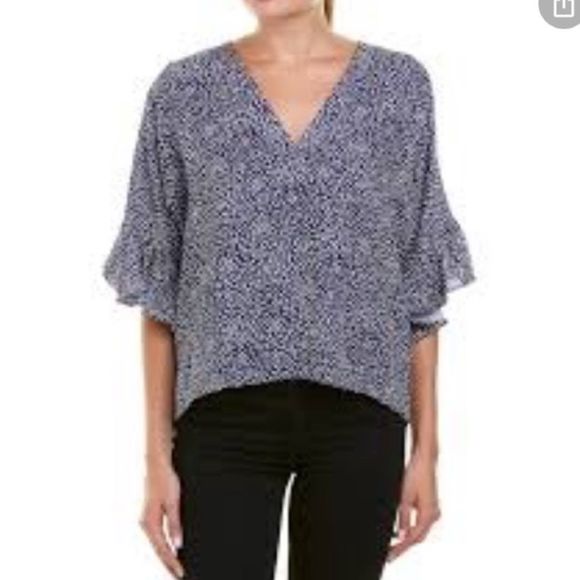 Parker Sz Sm Bell Sleeve Blouse - Picture 1 of 6